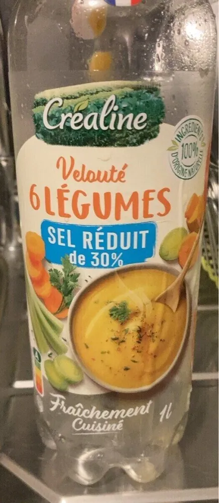 Velouté 6 légumes sel réduit de 30%