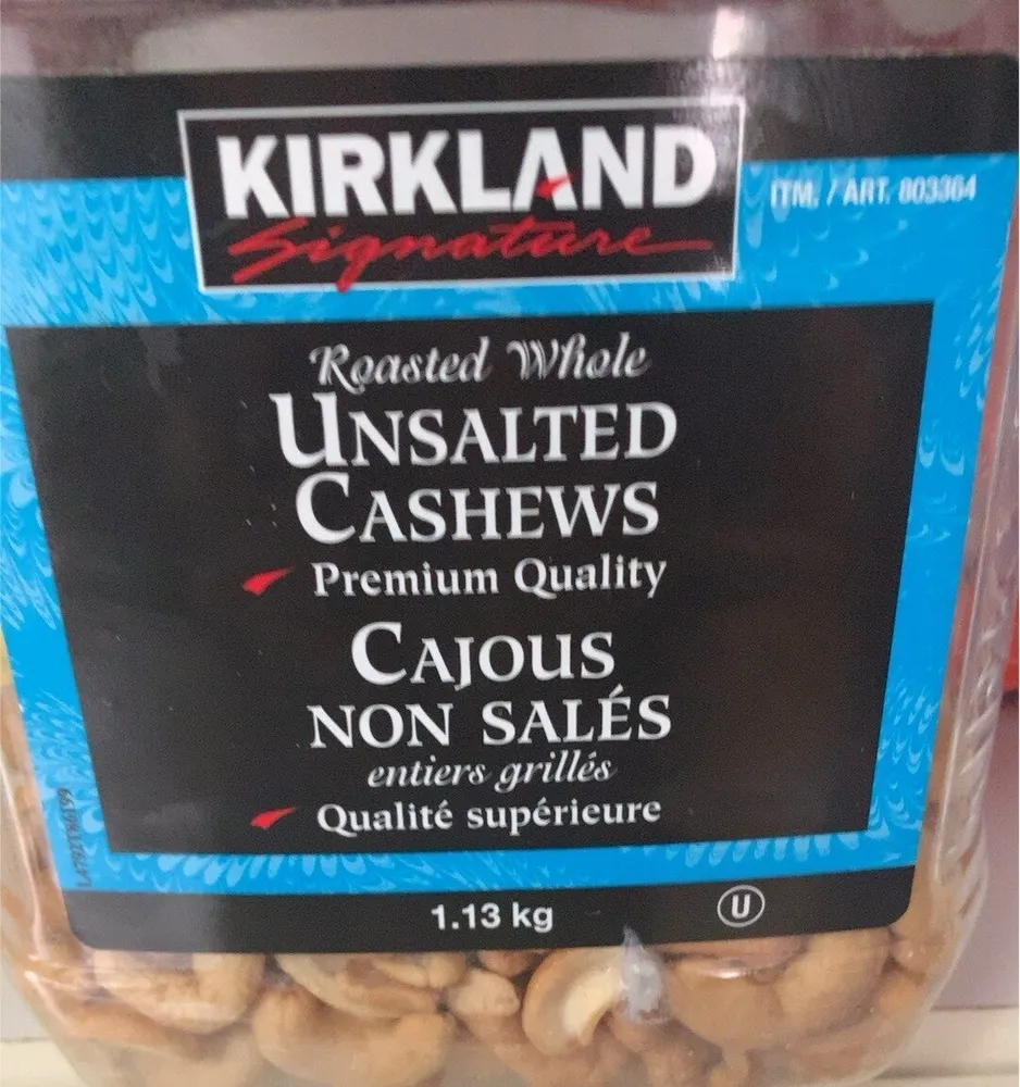 Cajous non salés