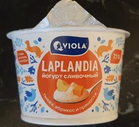 Йогурт "сливочный" Laplandia с тыквой, абрикосом и пряностями