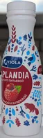 Йогурт питьевой Laplandia с малиной и клюквой