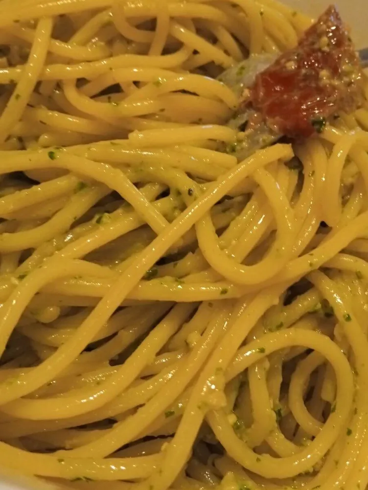 Pasta al pesto veggie