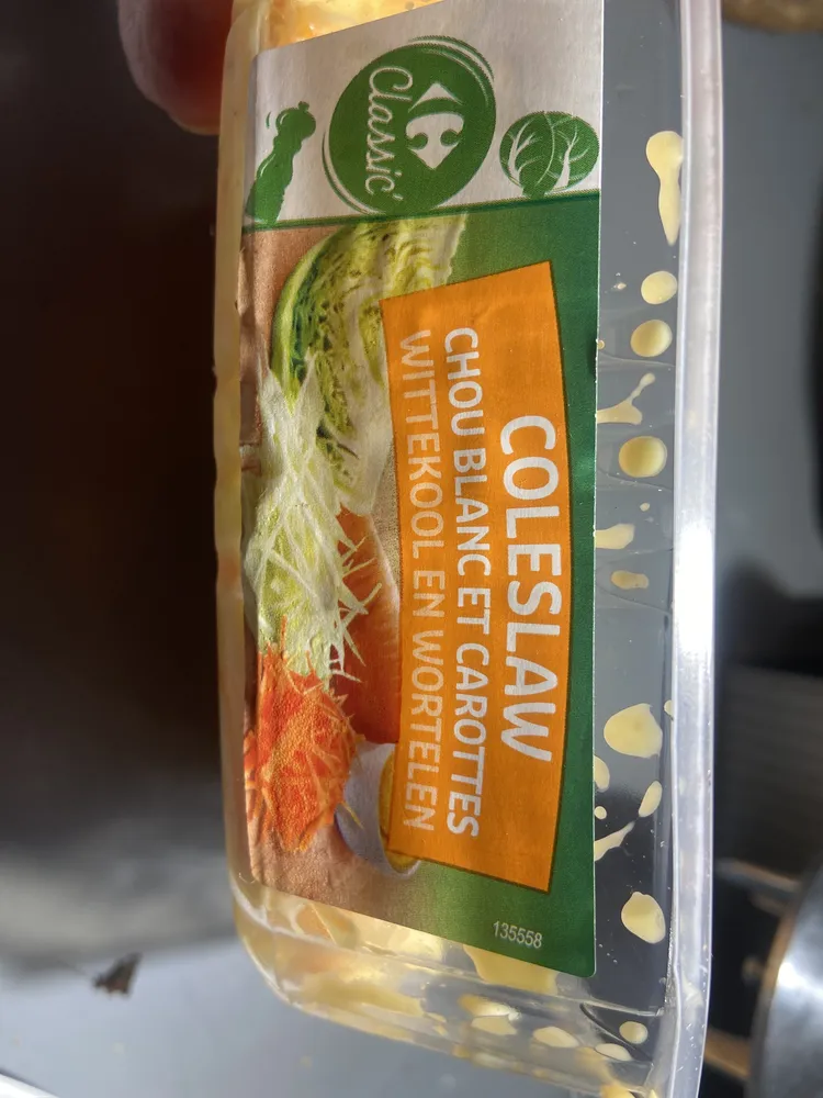 Chou blanc et carottes (coleslaw)