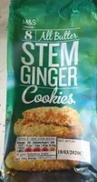 Stem ginger cookies
