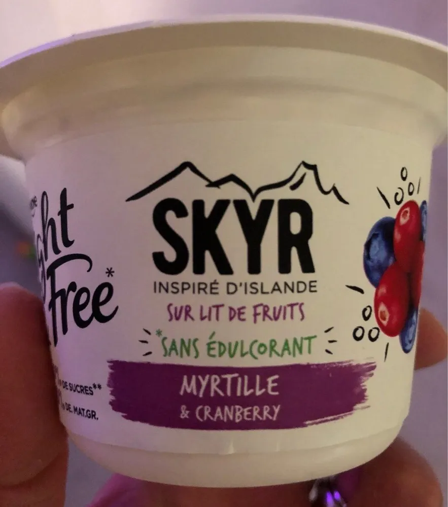 Skyr myrtille