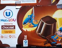 Dessert chocolat vanille