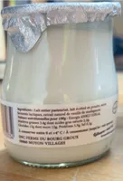 Yaourt fermier vanille