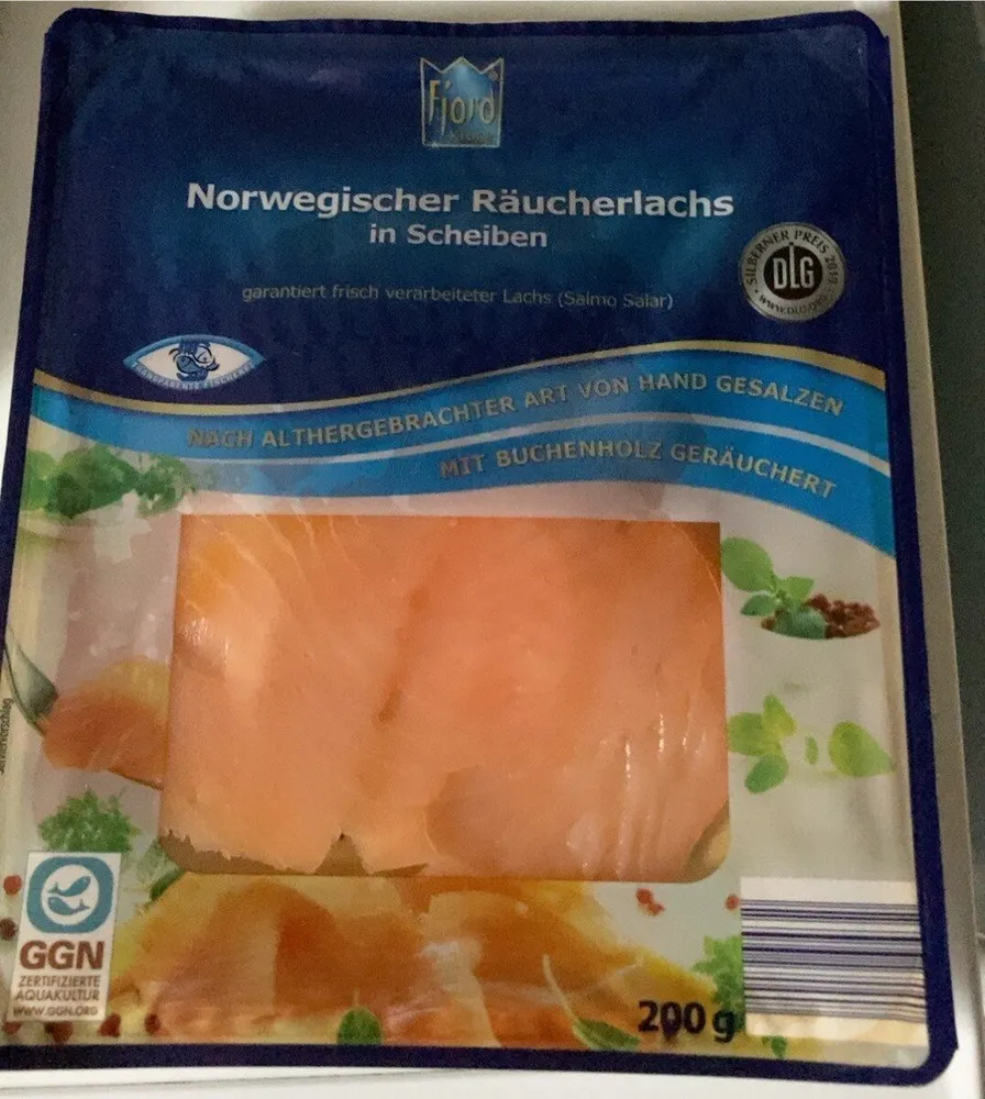Norwegischer Räucherlachs