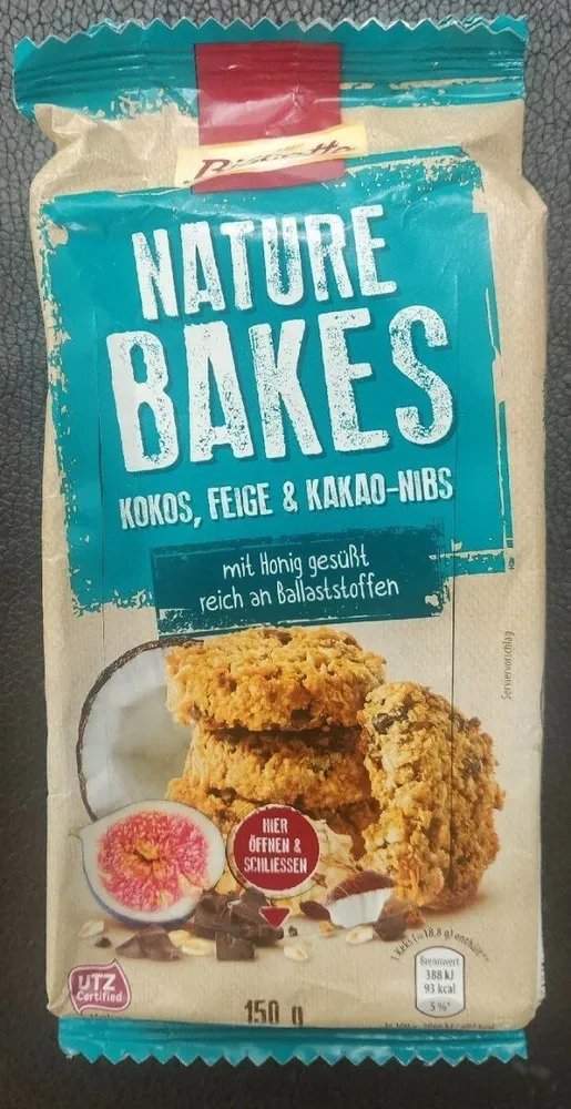 Nature Bakes Kokos, Feige & Kakao-Nibs
