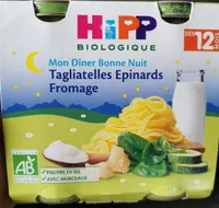 Hipp tagliatelles épinards fromage