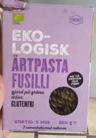 Ärtpasta fusilli- Pates de petits pois