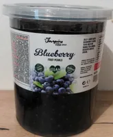 Blueberry fruit pearls