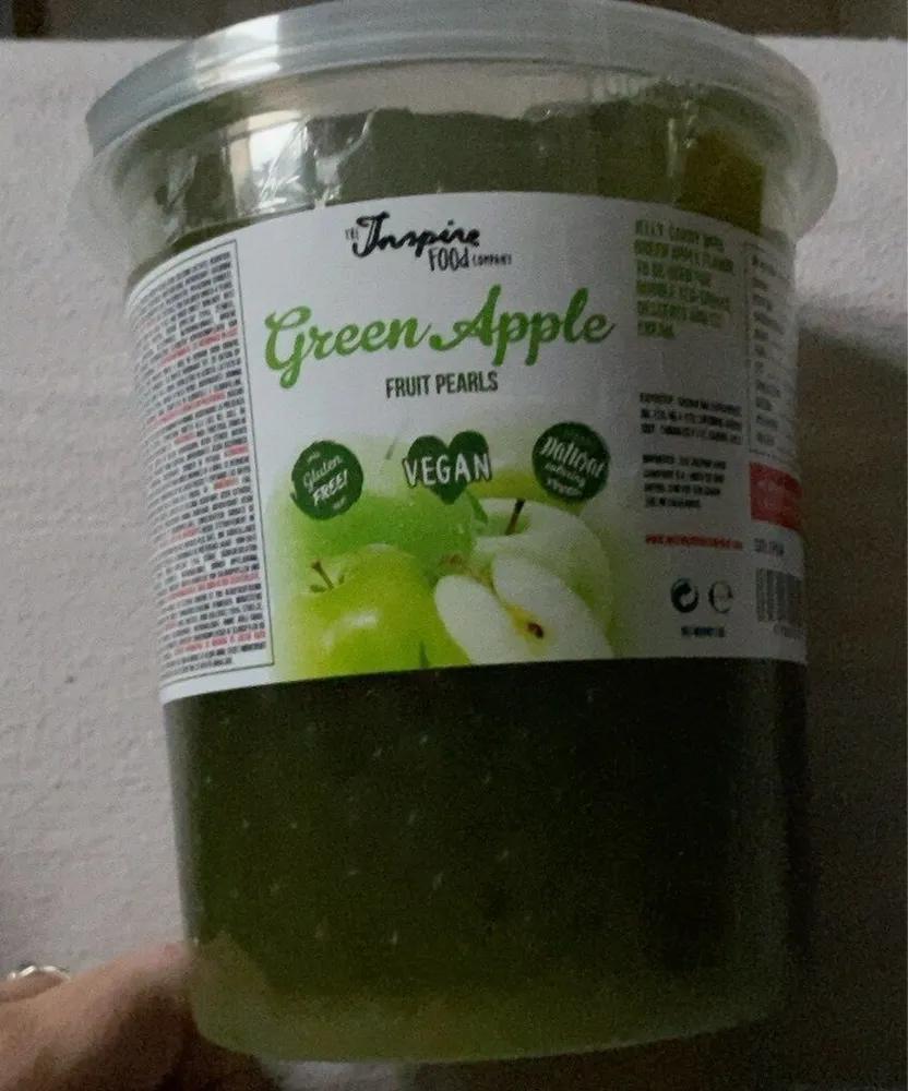 Green apple fruit pearls