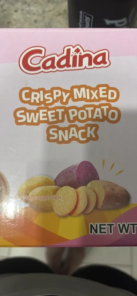 Crispy mixed sweet potato snack