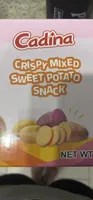 Crispy mixed sweet potato snack