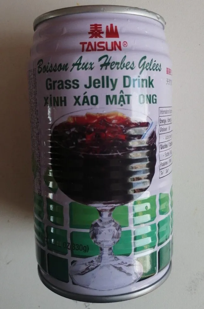 Boisson aux herbes gelées