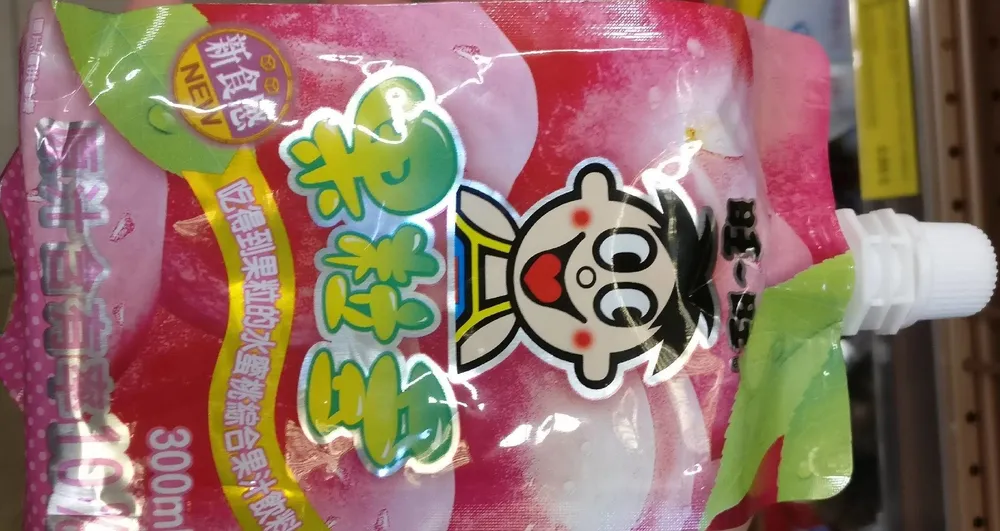 Jus de fruit goût pêche