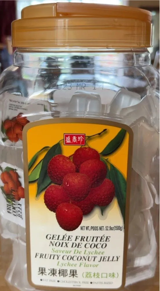 Gelée fruitée noix de coco