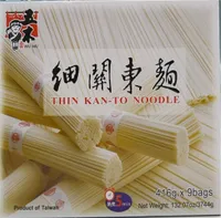 Thin kan-to noodle