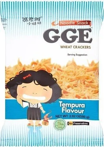 Noodle Snack Wheat Crackers Tempura Flavour