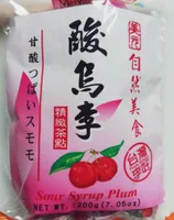 Sour syrup plum