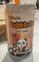 Bubble tea Black + White tapioca