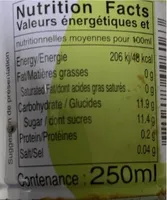 Pineapple juice drink