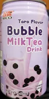 Taro flavor bubble milk tea drink