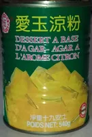 Dessert à base d'Agar-Agar arôme citron