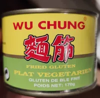 Plat végétarien gluten de blé frit