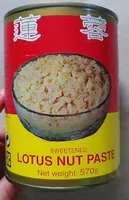 Pâte de graine de lotus sucrée