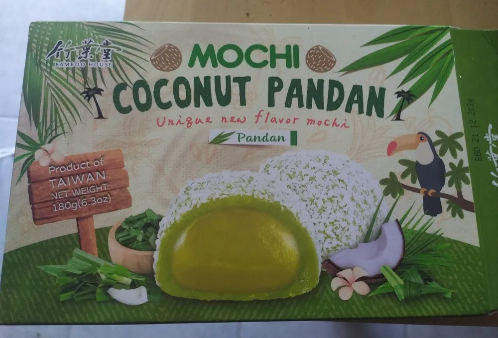 Mochi coconut pandan