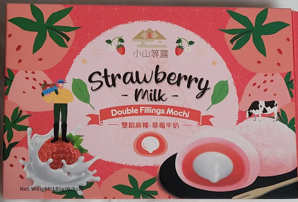 Strawberry Milk Double Fillings Mochi