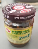Marinated Radish (strips) in solid pack