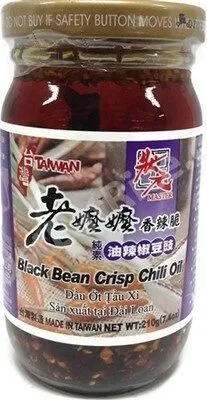 Master Sauce Black Bean Crisp Chili Oil 7.4 Oz