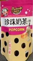 Bubble tea flavor popcorn