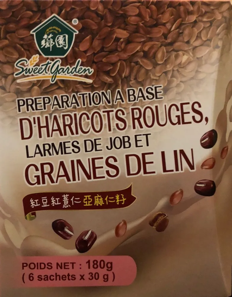 Preparation à base d'haricots rouges