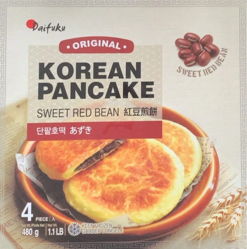 Korean Pancake Sweet Red Bean