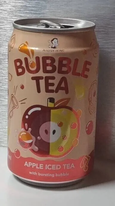 Bubble tea apple iced tea
