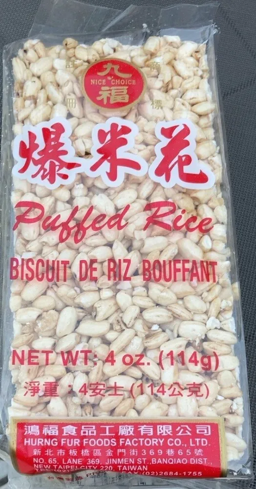 Biscuit de riz bouffant