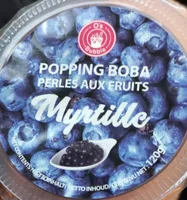 Popping Boba perles aux fruits Myrtille