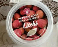 Popping boba perles aux fruits litchi