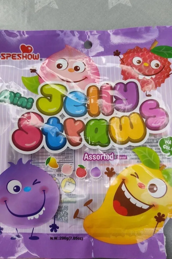 Mini jelly straws