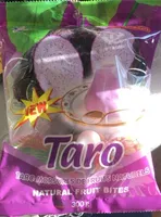 Taro morsures de fruits naturel