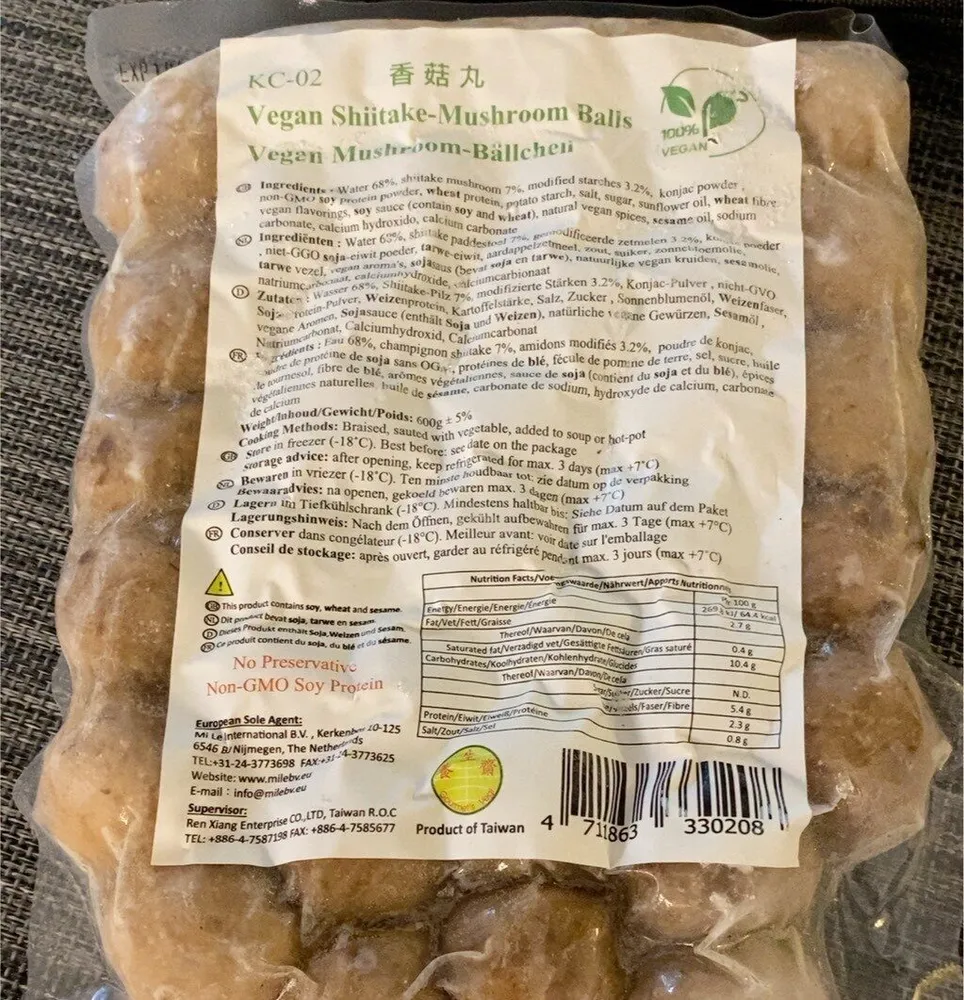 Vegan Shiitake-Mushroom Balls