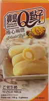 Mango milk mochi roll (glutnous rice cake)