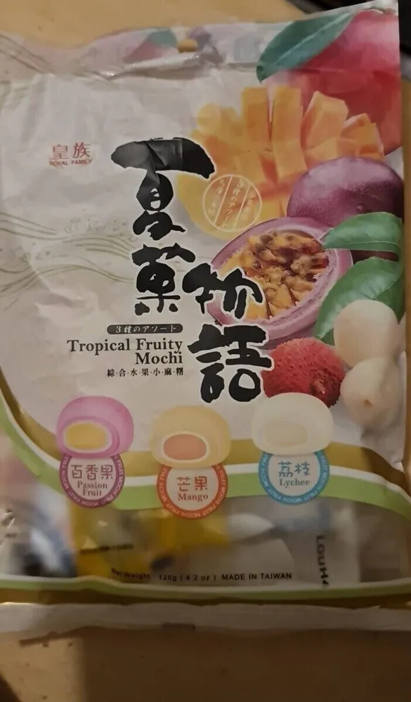 Tropical fruity mochi