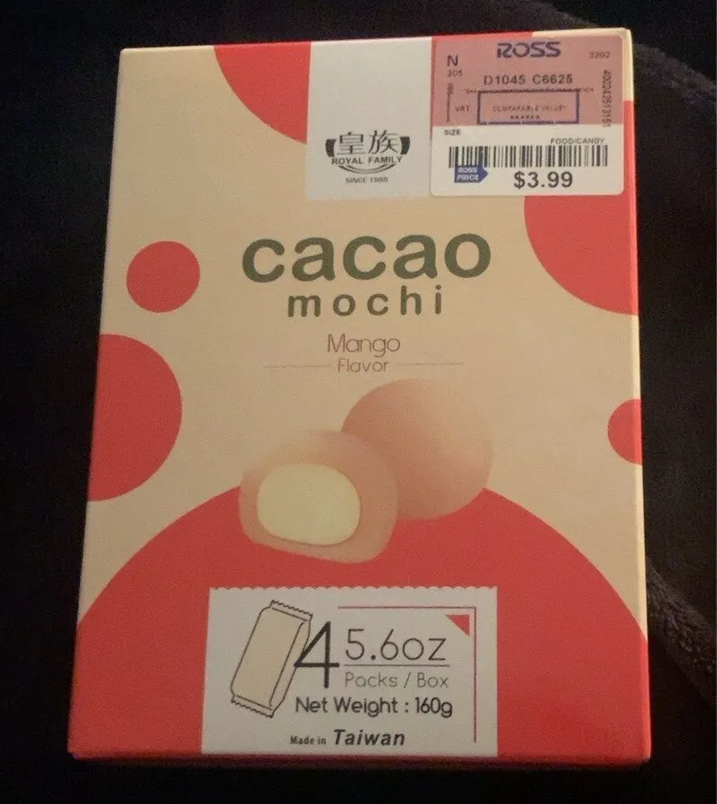cacao mochi mango flavor
