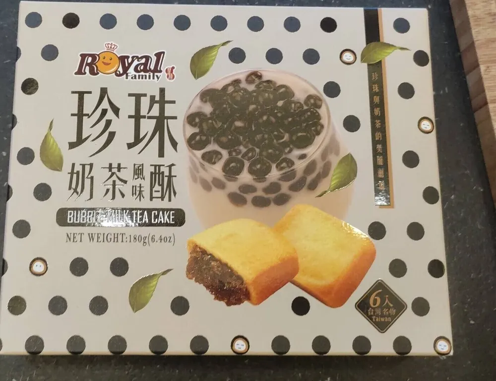 Bubble milk tra cake