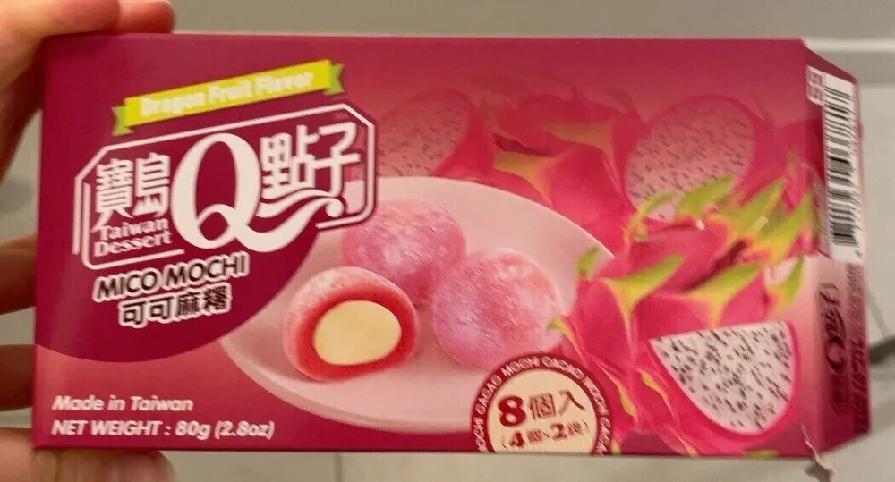 Dragon Fruit Flavour Mochi