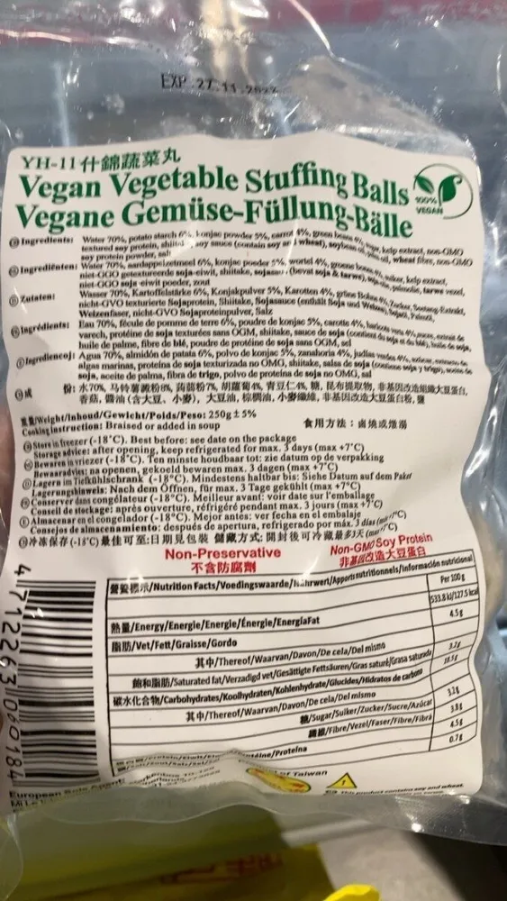 Vegan Vegetable Stuffing Balls
